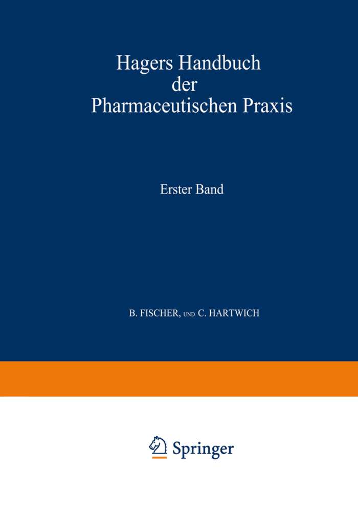 Hagers Handbuch der Pharmaceutischen Praxis, 2 Tle.