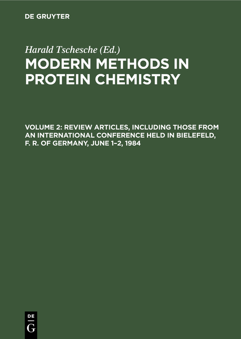Review Articles, including those from an International Conference held in Bielefeld, F. R. of Germany, June 1-2, 1984