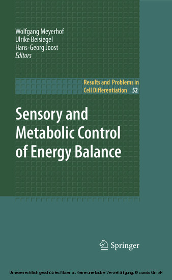 Sensory and Metabolic Control of Energy Balance