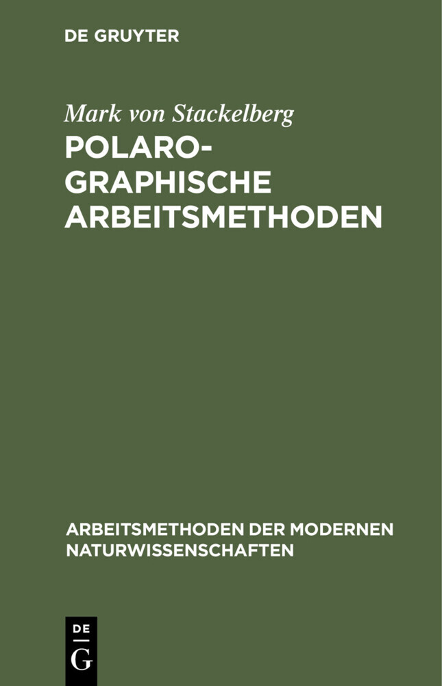 Polarographische Arbeitsmethoden