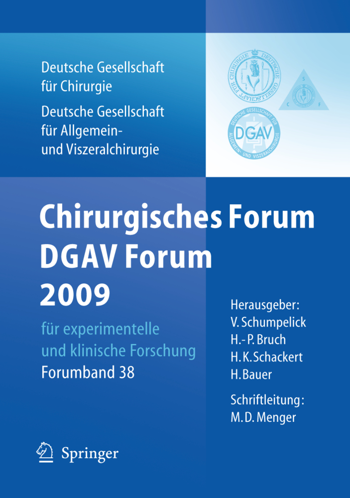 Chirurgisches Forum und DGAV 2009