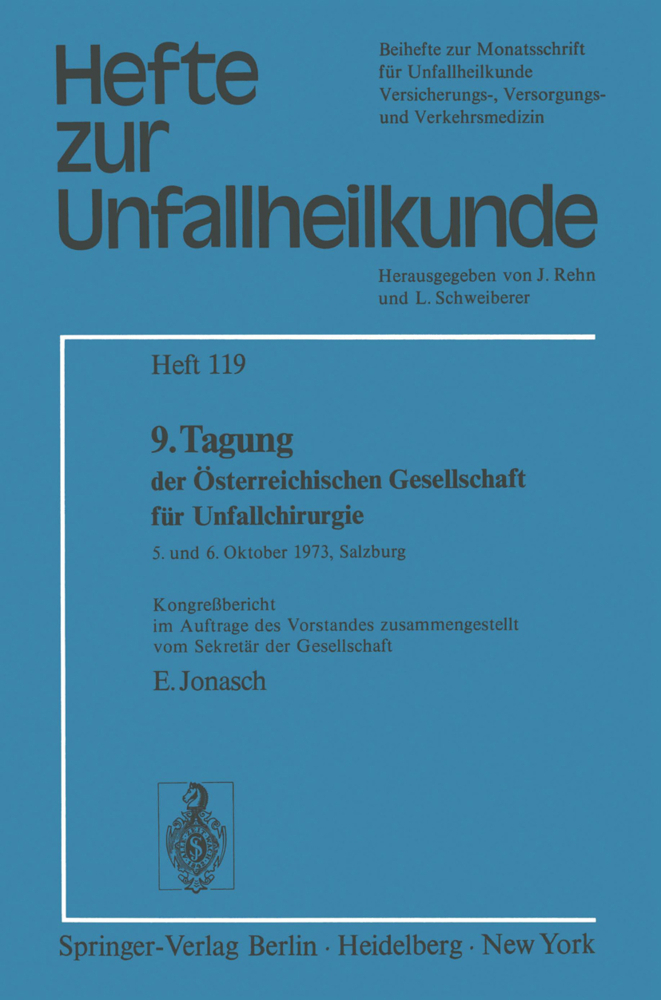 9. Tagung der Österreichischen Gesellschaft für Unfallchirurgie