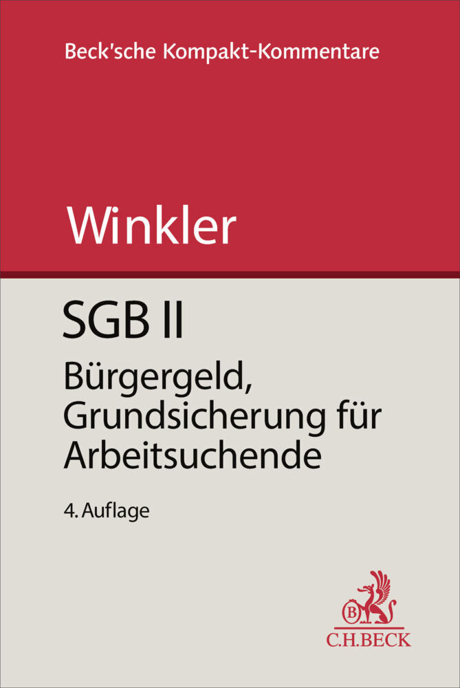 SGB II Bürgergeld. Grundsicherung für Arbeitsuchende