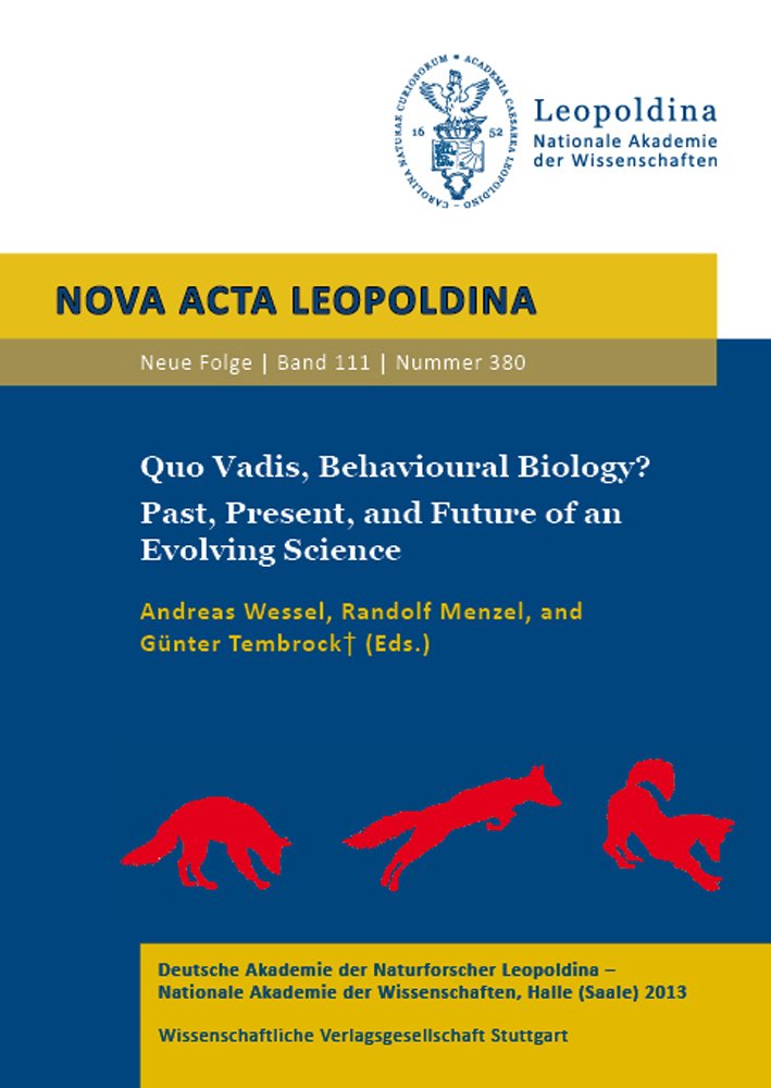 Quo Vadis, Behavioural Biology? Past, Present, and Future of an Evolving Science