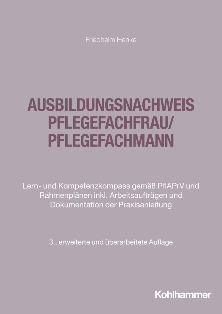 Ausbildungsnachweis Pflegefachfrau/Pflegefachmann