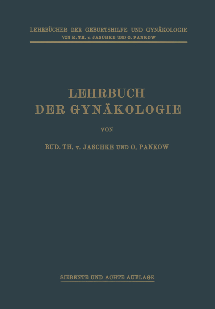 Lehrbuch der Gynäkologie