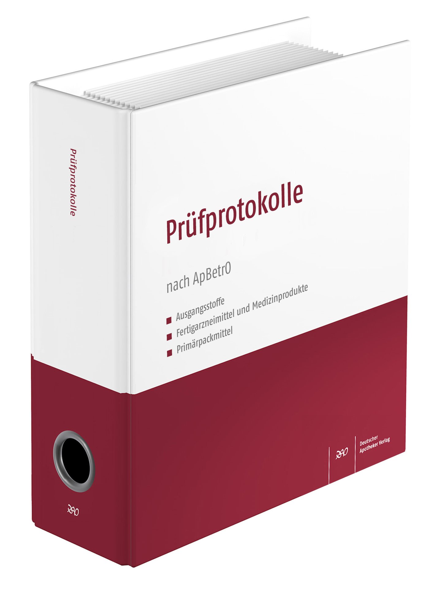 Prüfprotokolle Ringbuch leer mit Register