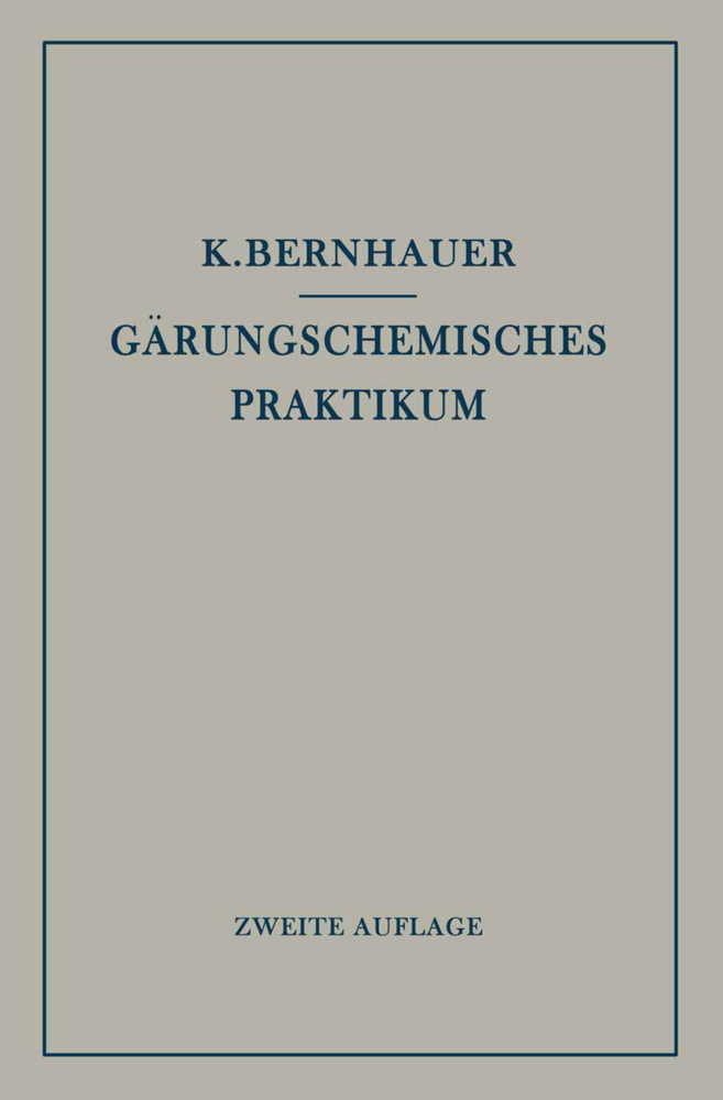 Gärungschemisches Praktikum