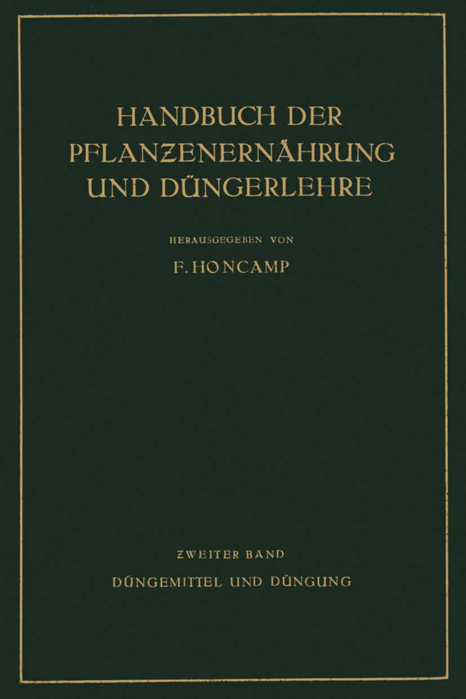 Düngemittel und Düngung