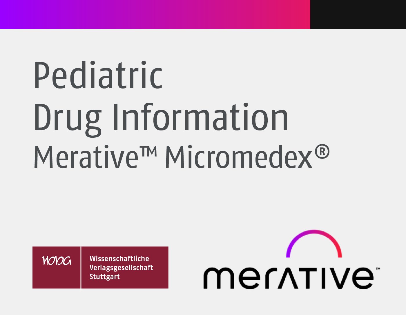 Standard Pediatrics Drug Information