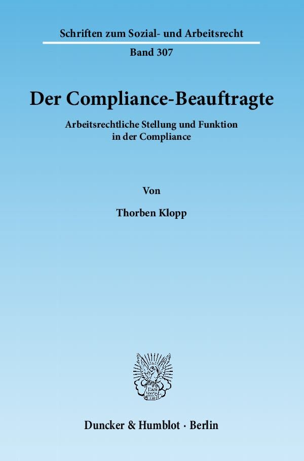 Der Compliance-Beauftragte
