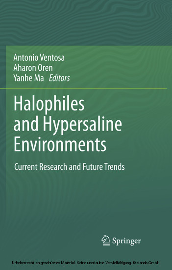 Halophiles and Hypersaline Environments