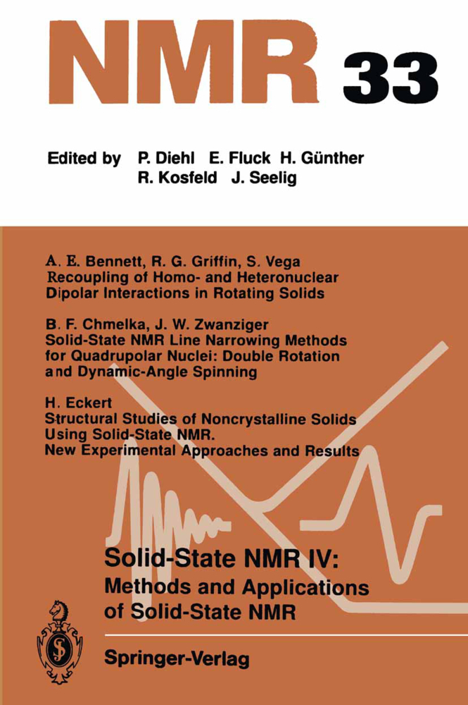 Solid-State NMR IV Methods and Applications of Solid-State NMR