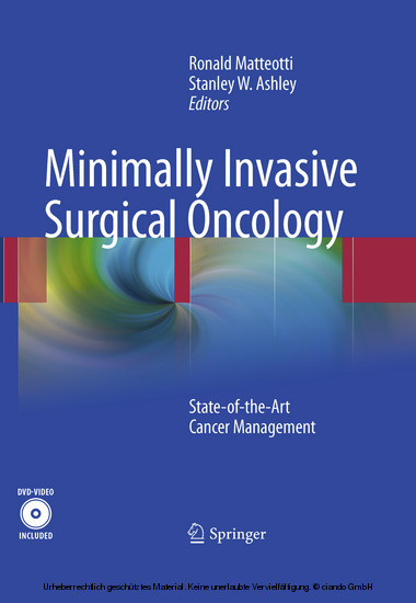 Minimally Invasive Surgical Oncology