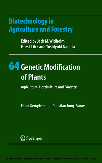 Genetic Modification of Plants