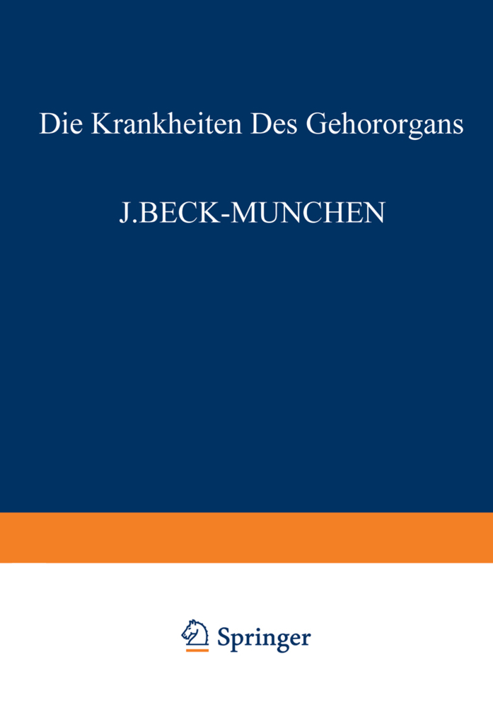 Die Krankheiten des Gehörorgans