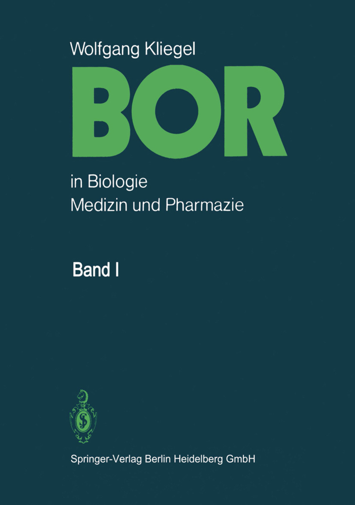 Bor in Biologie, Medizin und Pharmazie