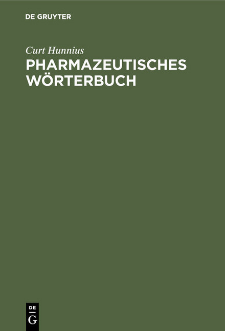 Pharmazeutisches Wörterbuch