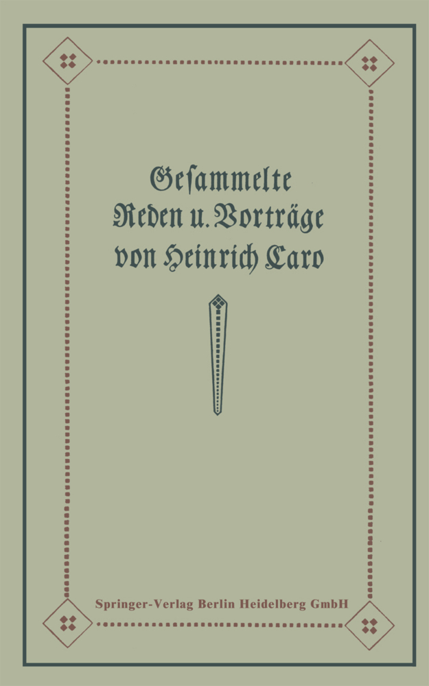 Gesammelte Reden und Vorträge