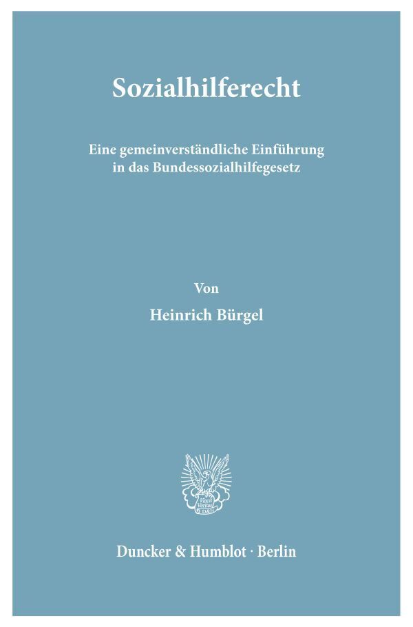 Sozialhilferecht.