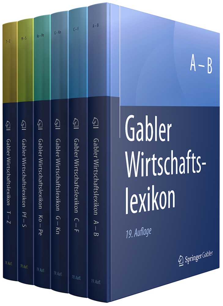 Gabler Wirtschaftslexikon, 6 Bde.