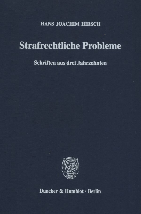 Strafrechtliche Probleme