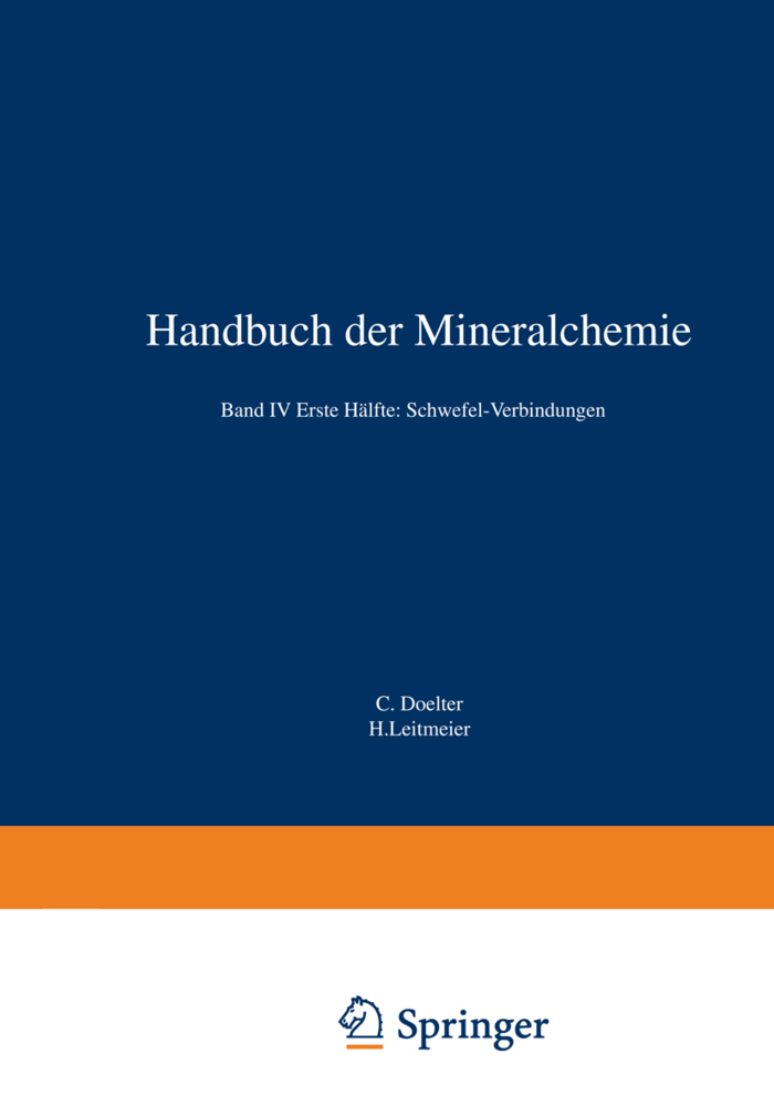 Handbuch der Mineralchemie