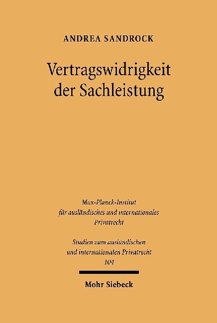 Vertragswidrigkeit der Sachleistung