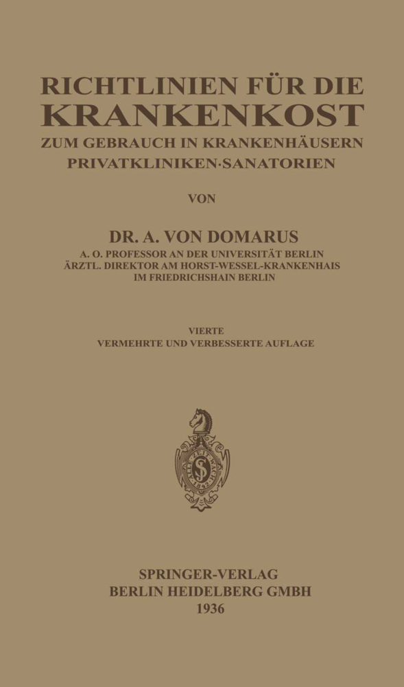 Richtlinien für die Krankenkost