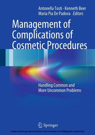 Management of Complications of Cosmetic Procedures