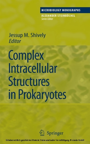 Complex Intracellular Structures in Prokaryotes