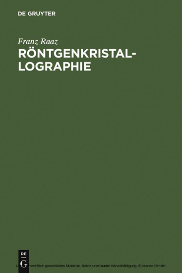 Röntgenkristallographie