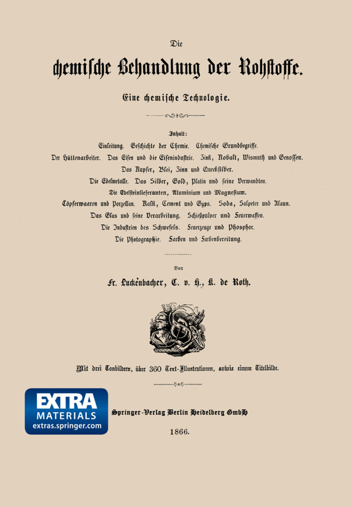 Die chemische Behandlung der Rohstoffe