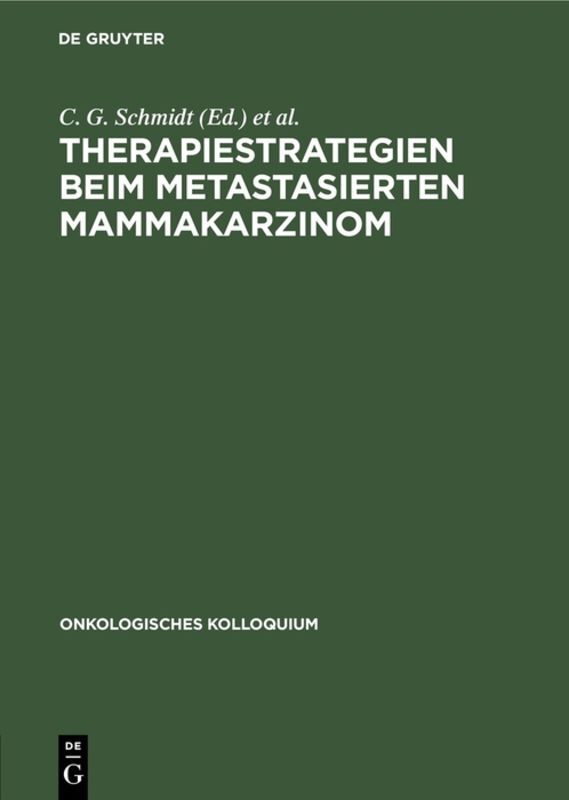 Therapiestrategien beim metastasierten Mammakarzinom