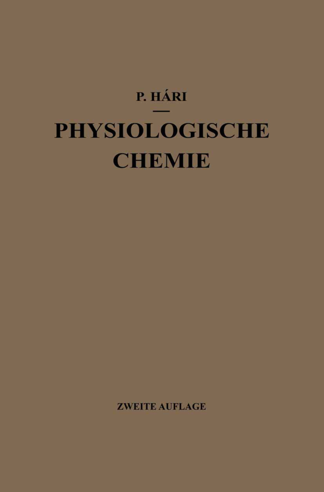 Kurzes Lehrbuch der Physiologischen Chemie