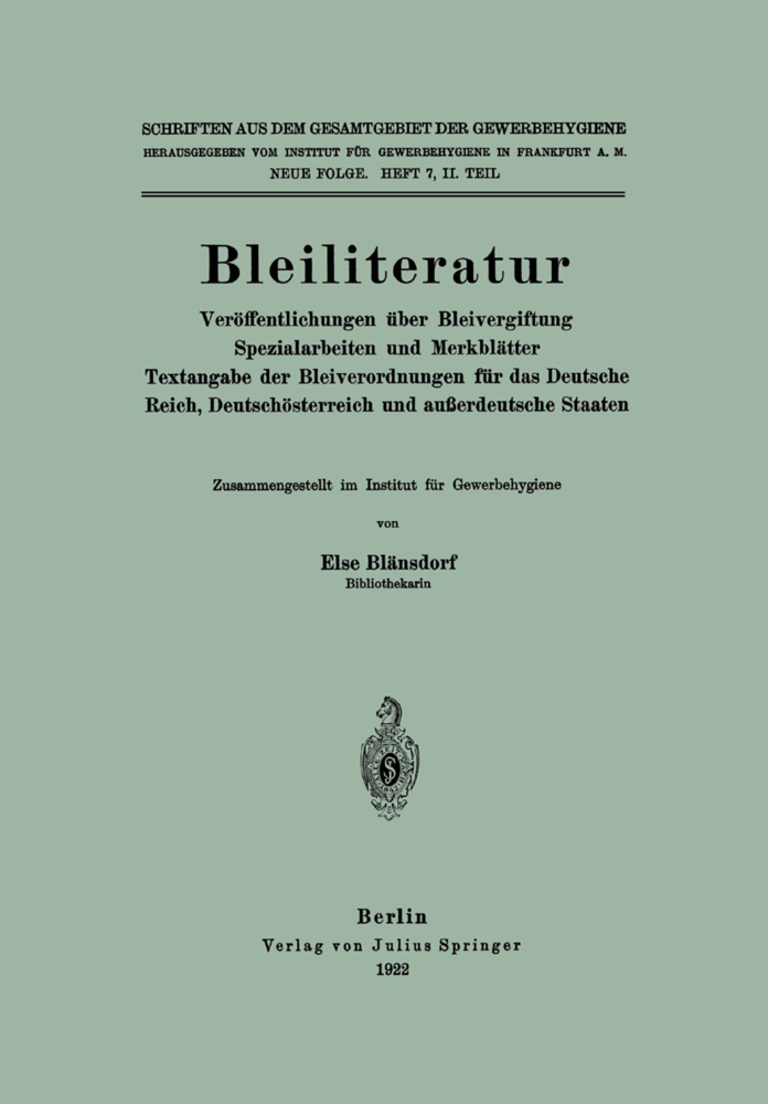 Bleiliteratur