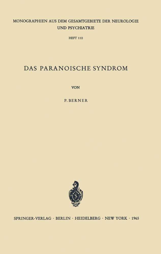 Das Paranoische Syndrom