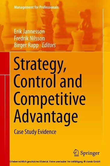 Strategy, Control and Competitive Advantage