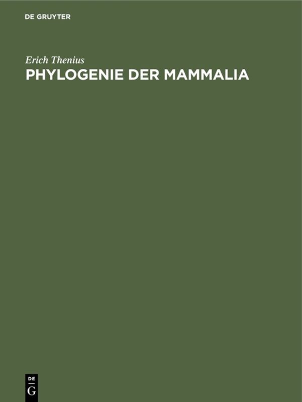 Phylogenie der Mammalia