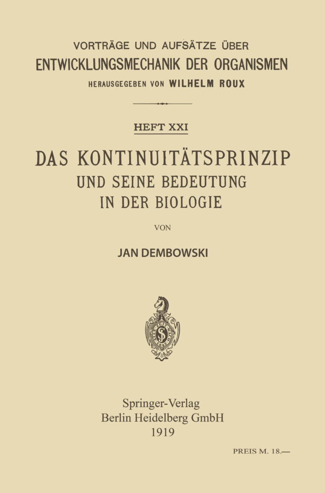 Das Kontinuitätsprinzip und seine Bedeutung in der Biologie