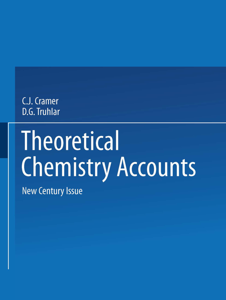 Theoretical Chemistry Accounts