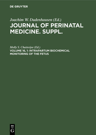 Intrapartum biochemical monitoring of the fetus