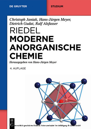 Riedel Moderne Anorganische Chemie
