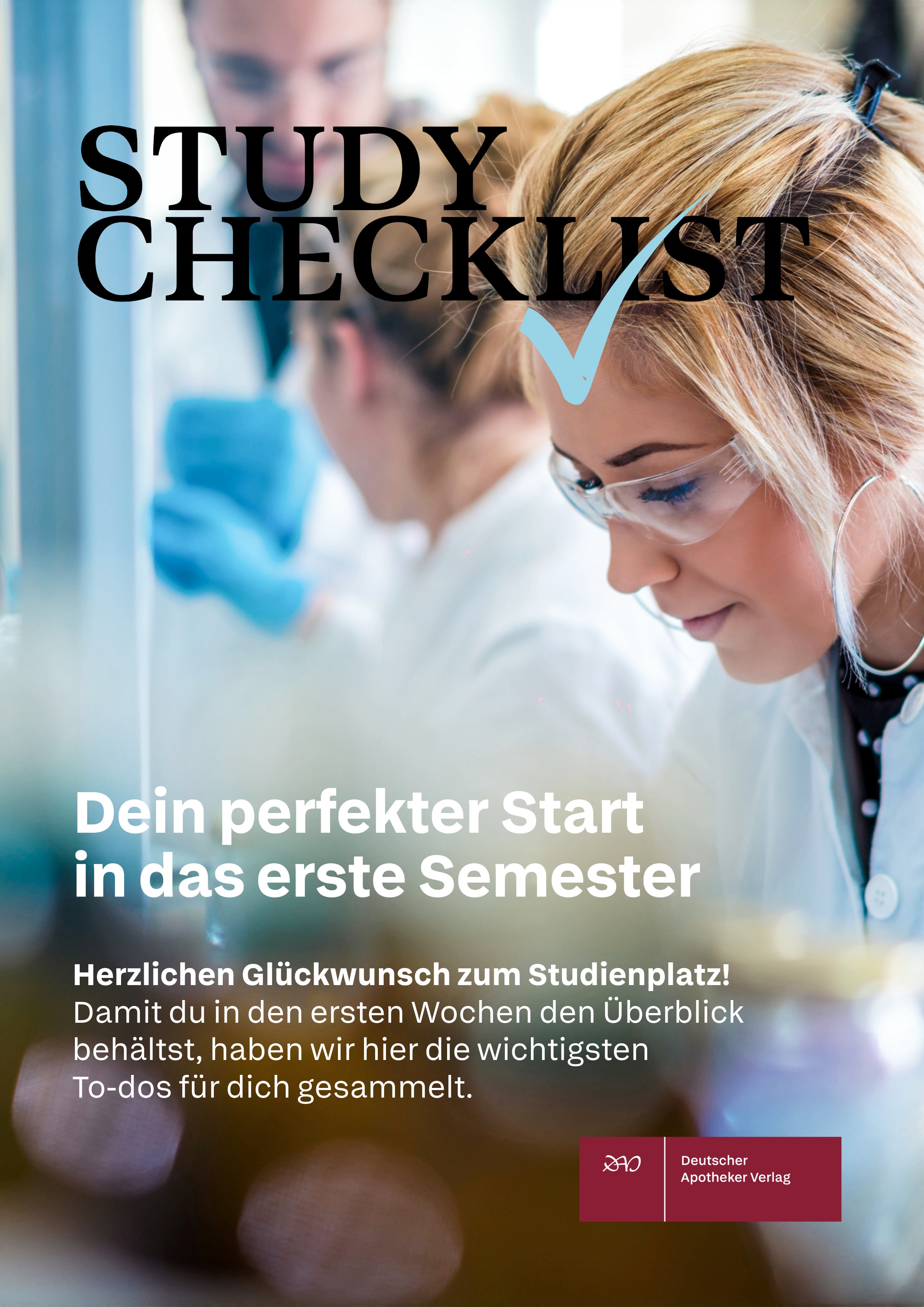 Checkliste für den Start in das erste Semester im Pharamziestudium