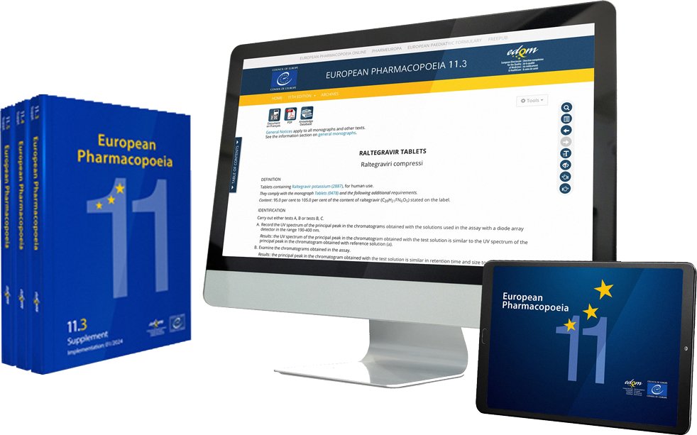 European Pharmacopoeia 11thEd.- Suppl. 11.6-11.8, Package english - valid year 2025
