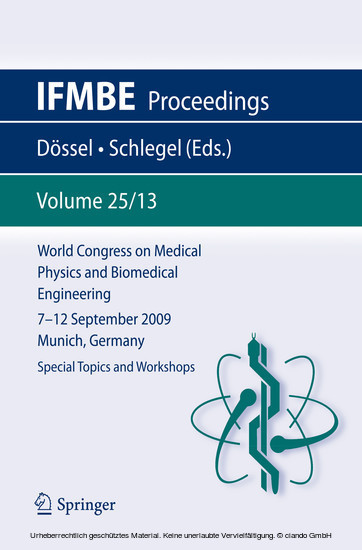 World Congress on Medical Physics and Biomedical Engineering September 7 - 12, 2009 Munich, Germany
