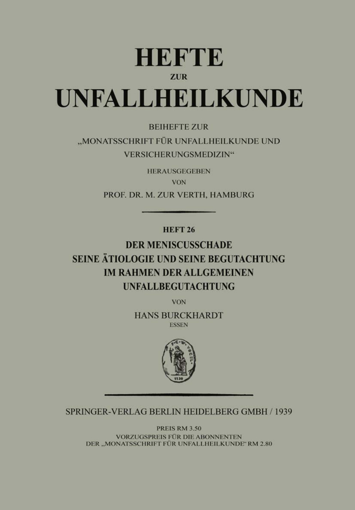 Der Meniscusschade