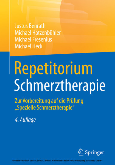 Repetitorium Schmerztherapie