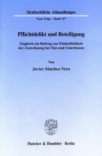 Pflichtdelikt und Beteiligung.