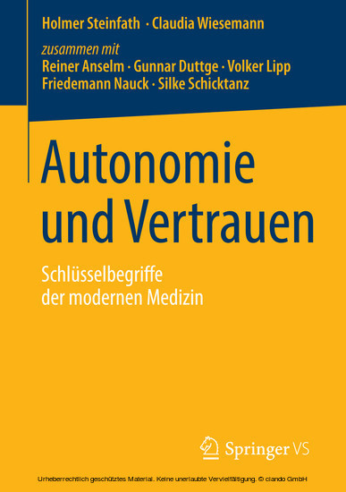 Autonomie und Vertrauen